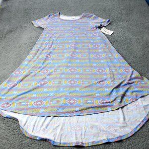 NEW LulaRoe Carly Dress Womens Size XS Extra Small Multicolor